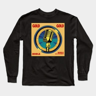 Singer Microphone Album Cover Art Long Sleeve T-Shirt